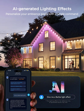 Govee Permanent Outdoor Lights 2 music mode sync with events