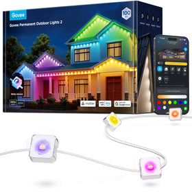 Govee Permanent Outdoor Lights 2 roof installation for year-round ambience and curb appeal