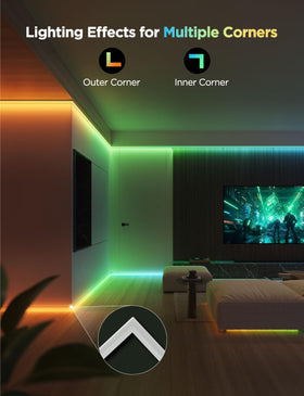 Govee RGBIC color modes offer dynamic scenes for parties.
