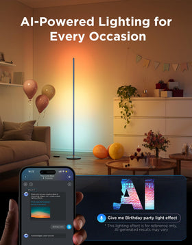 Govee RGBIC Floor Lamp Basic 16 million colors suit mood lighting and decor