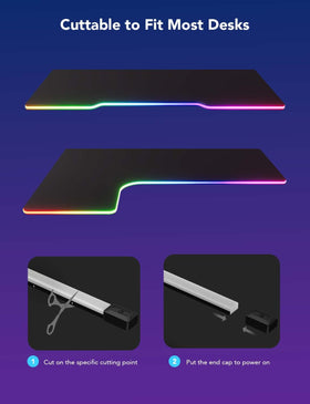 Govee RGBIC Lights sync with AI Dreamview and Razer Chroma for coordinated effects.