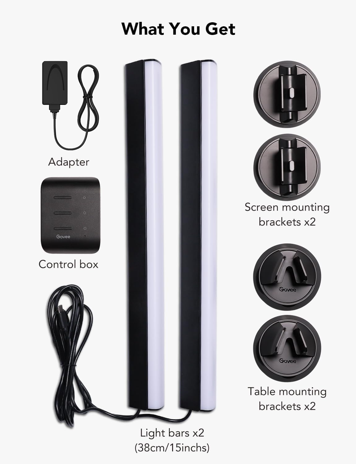 Govee RGBIC light bars voice-control-ready with Alexa and Google Assistant