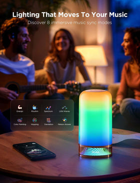 Govee pat to wake feature enabling easy night time illumination by touch