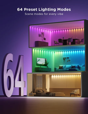 Govee RGBIC string downlights 16 million colors deliver dynamic scene possibilities.