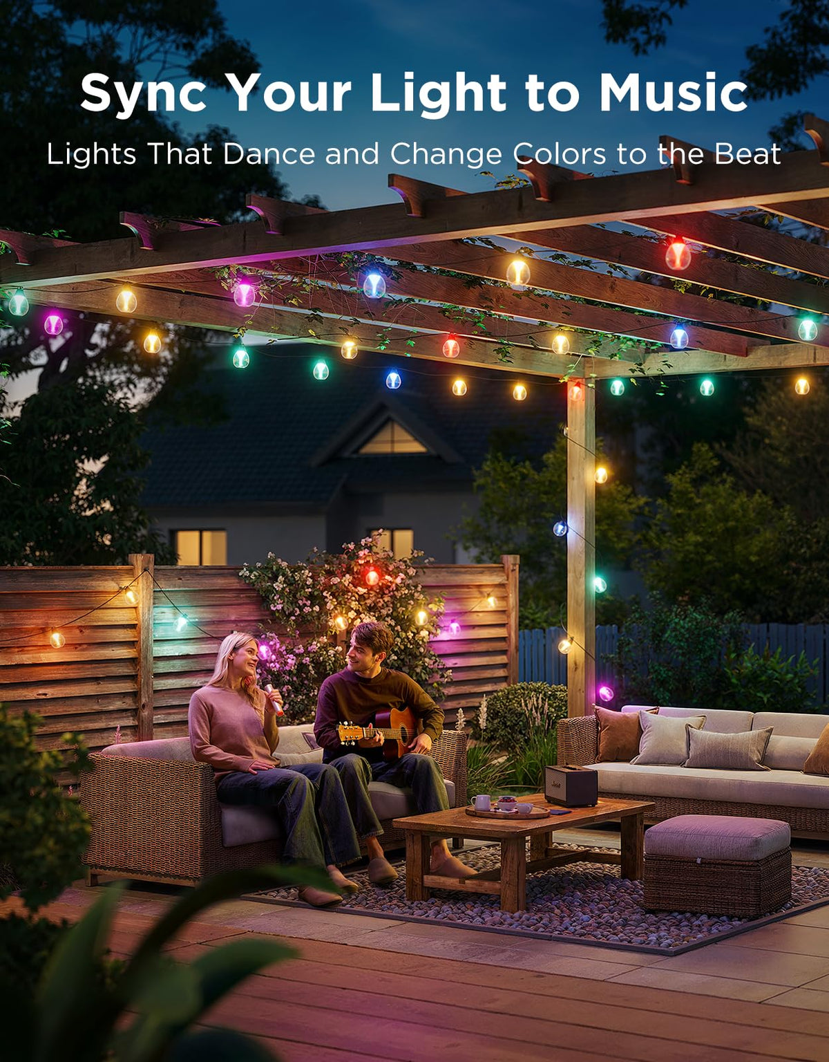 Govee shatterproof bulbs withstand impact for durable outdoor use