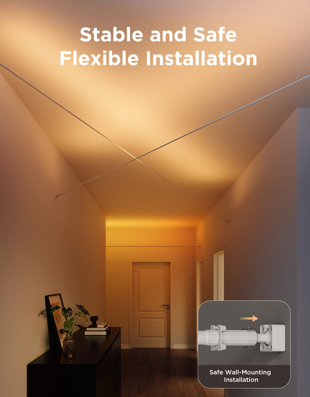Govee Skyline Kit Matter compatibility for seamless smart-home control.