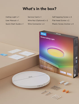 Govee color temperature range 2200K-6500K for relaxing to focus