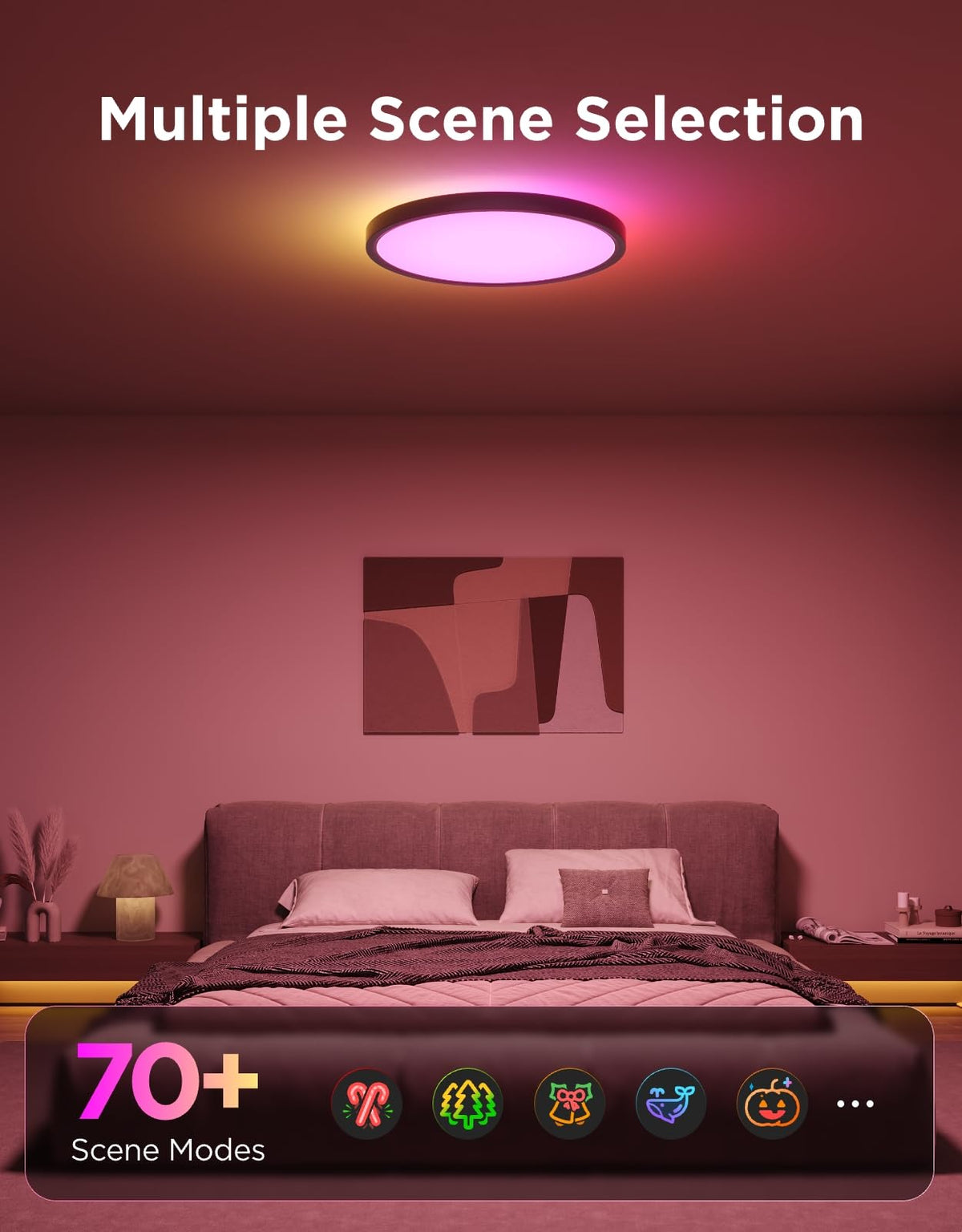 Govee Smart Ceiling Light color temperature control for warm to cool mood