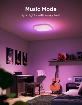 Govee Smart Ceiling Light scene modes offer quick mood changes.