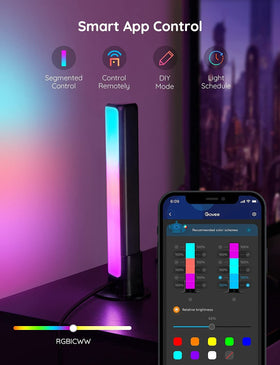 Govee voice control with Alexa and Google for hands-free lighting.
