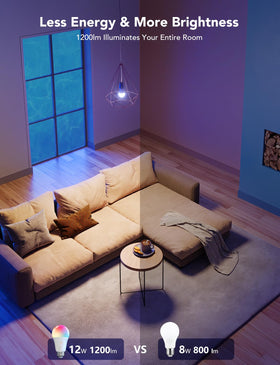Govee 1200 lumens LED bulbs deliver bright, vibrant illumination