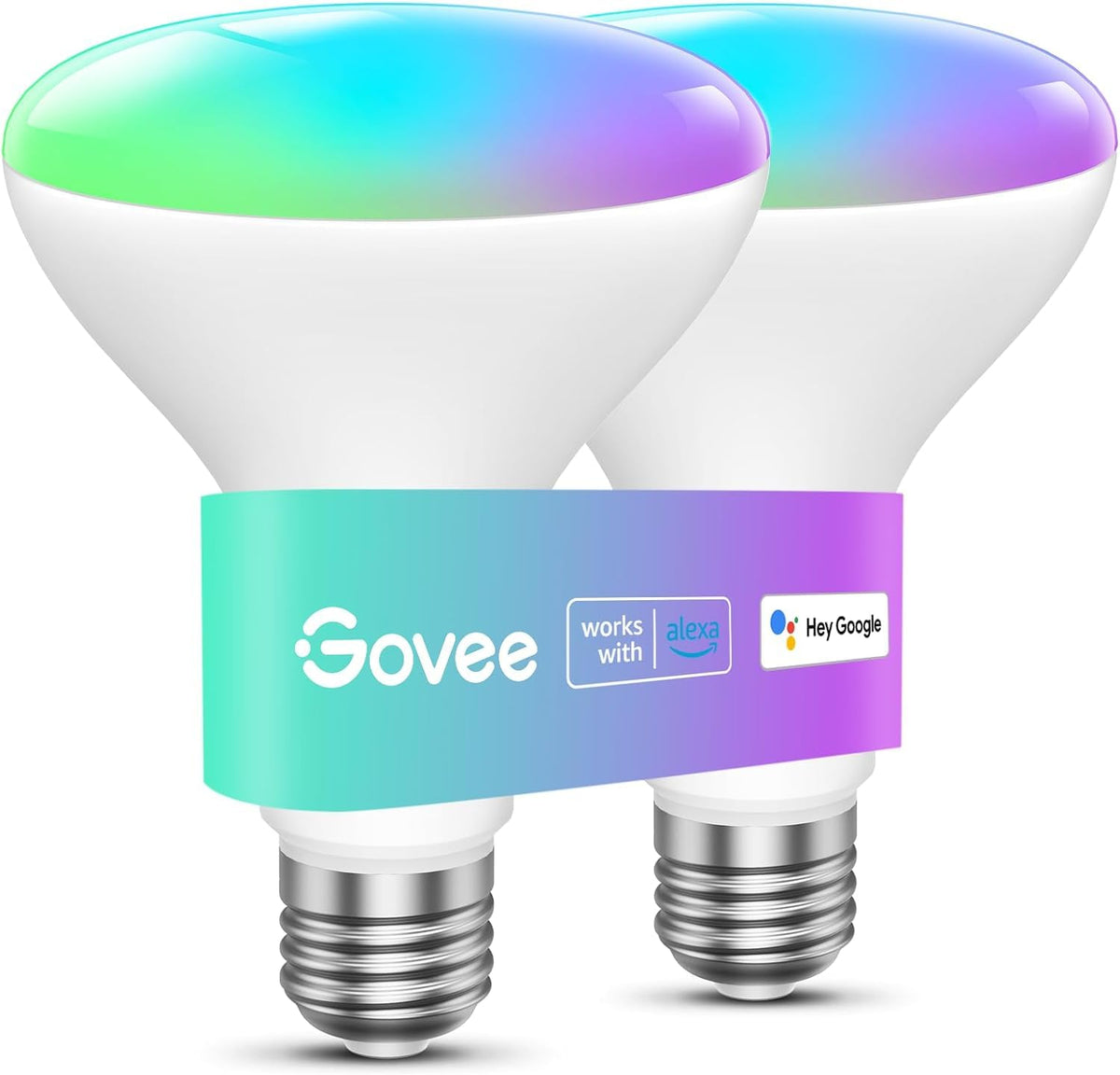 Govee BR30 smart bulb color range creates customizable ambiance in any room