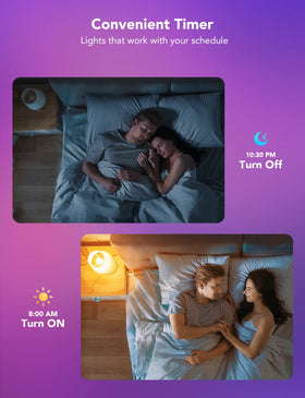 Govee smart light bulbs group control syncs multiple bulbs together