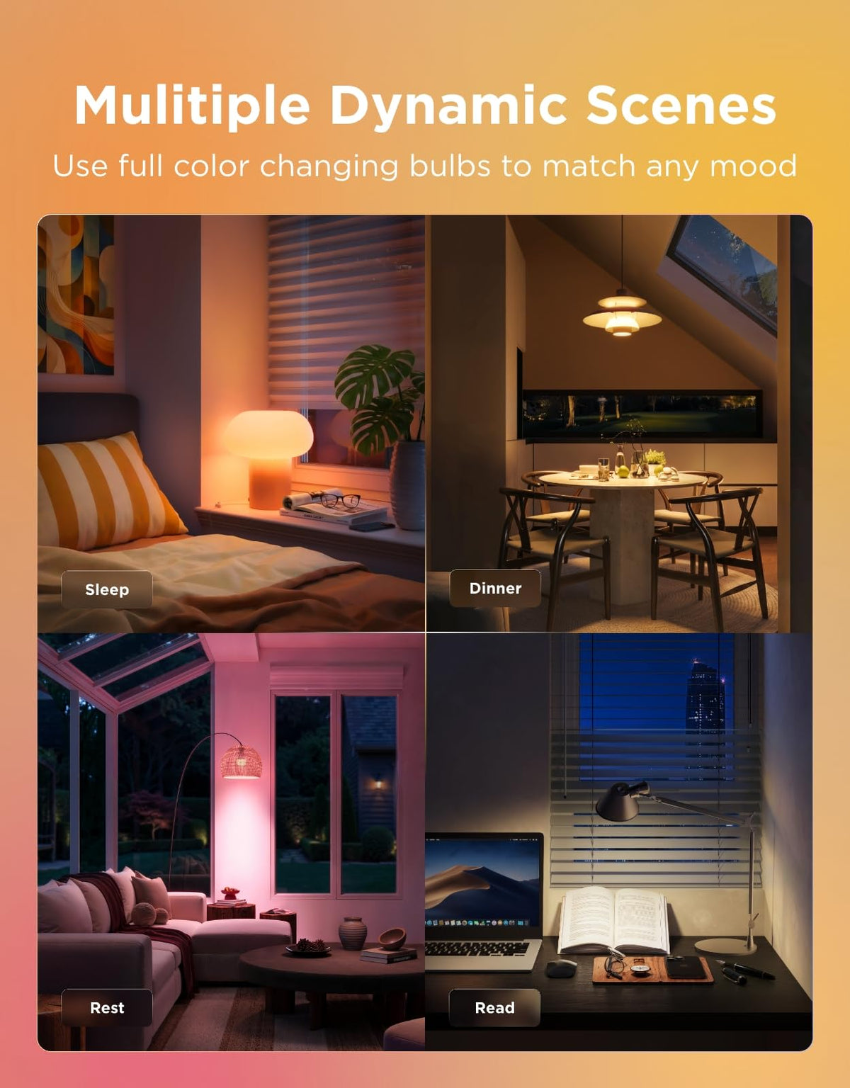 Govee group control to synchronize multiple bulbs across rooms