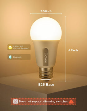 Govee bulbs hub-free Wi-Fi setup for quick integration