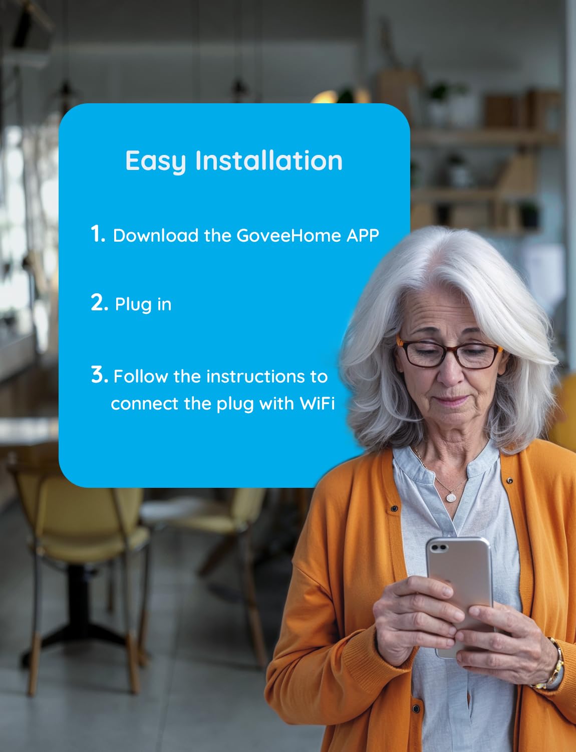 Govee Smart Plug 15A powers coffee maker and other high-demand appliances safely.