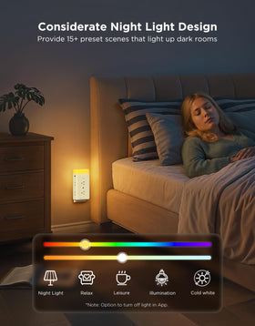 Govee Smart Plug Extender safety protections emphasize surge and overload protection.