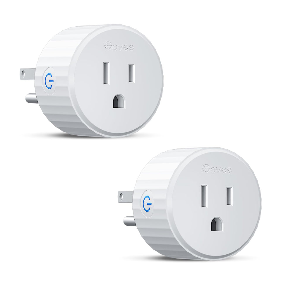 Govee Smart Plug WiFi outlet powering a lamp with app control