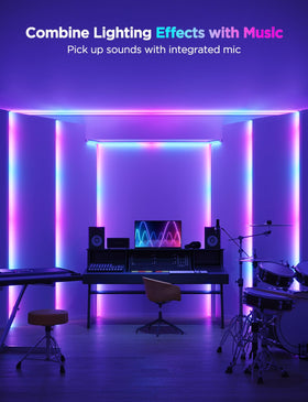 Govee RGBIC lights ideal for bedroom, cabinet, and skirting accents.