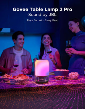 Govee lamp with JBL speaker delivers rich audio quality