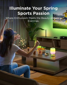 Govee lamp LED beads close-up for vivid DIY color customization