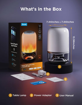 Ideal desk setup for bedrooms and living rooms with RGBIC lighting