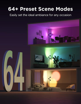 Govee Tree Floor Lamp delivers ambient lighting across three adjustable arms.