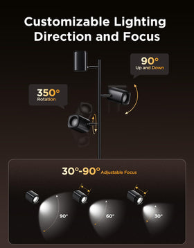 Govee Tree Floor Lamp compatible with Matter for seamless smart control.