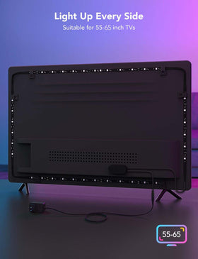 Govee 12.5-foot RGBIC backlight strip for seamless installation