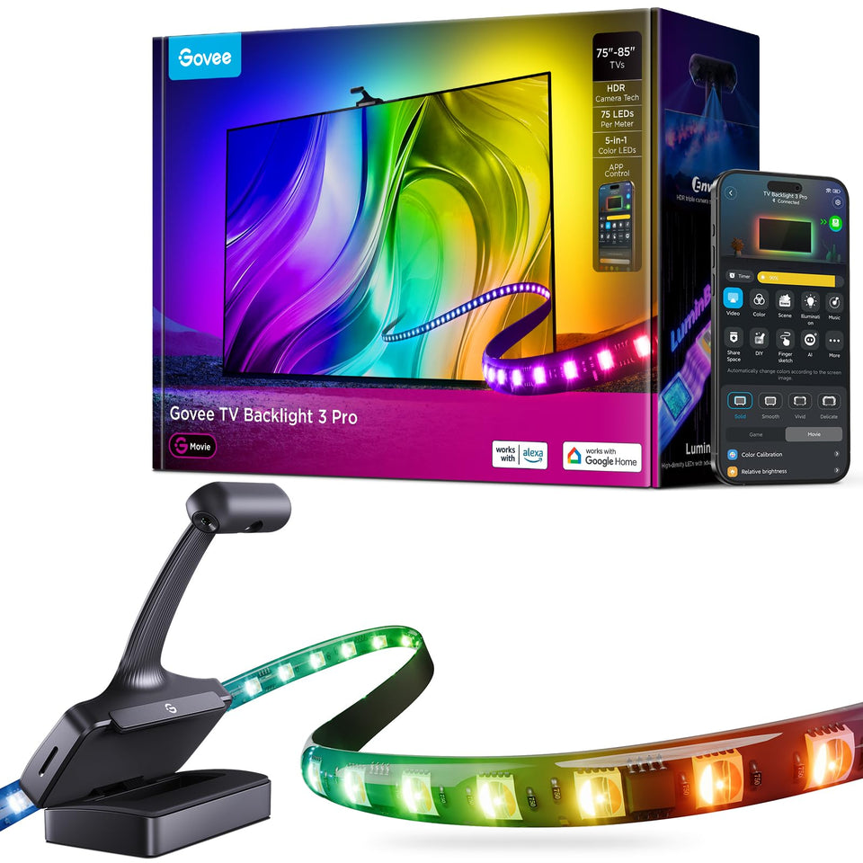 Govee TV Backlight 3 Pro HDR capture for richer on screen colors
