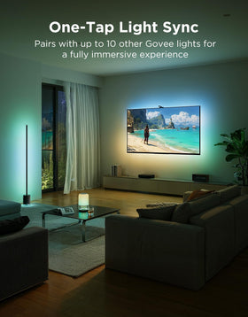 Smart-home control via app and voice commands for Govee TV Backlight 3 Pro.