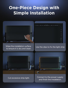 Govee TV LED Backlight 2 scenes gallery with 210 options