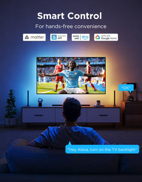 Govee TV LED Backlight 2 music sync in action