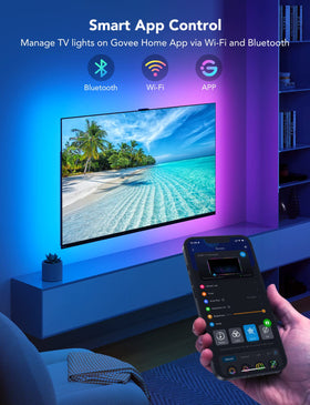 Voice-controlled lighting with Alexa or Google Assistant for hands-free ambiance.