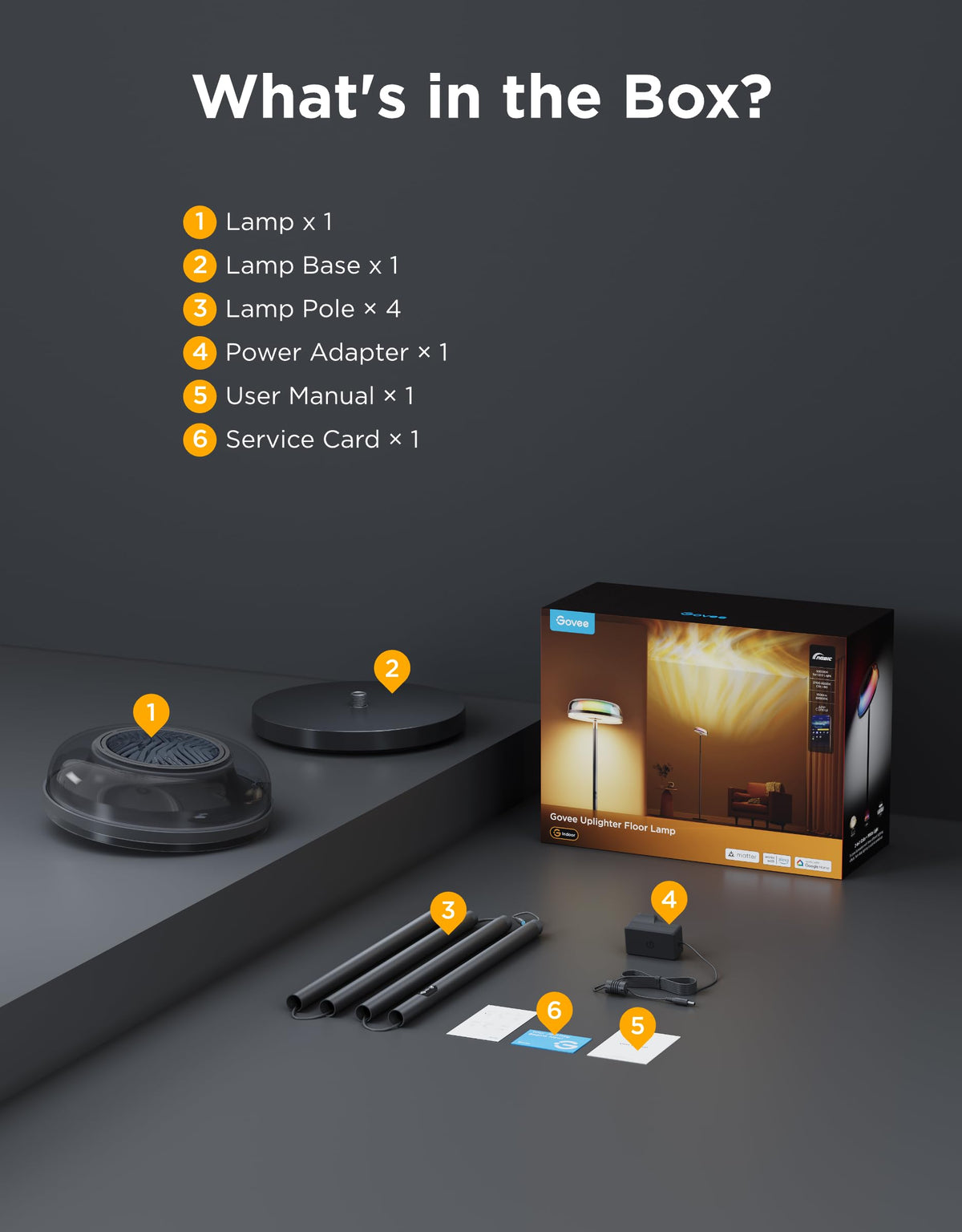 Govee Uplighter integrates with SmartThings and Alexa for voice control