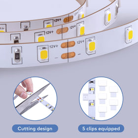 Govee LED strip cuttable design lets you trim to fit.