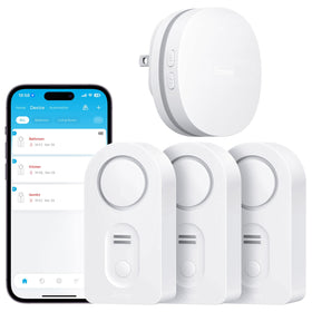 Govee WiFi leak detector front probes for quick leak source identification