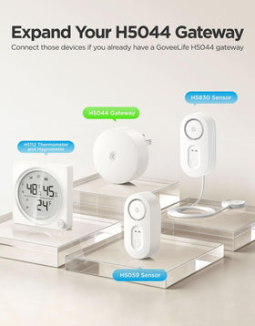 GoveeLife 5-year battery life reduces maintenance and replacements.