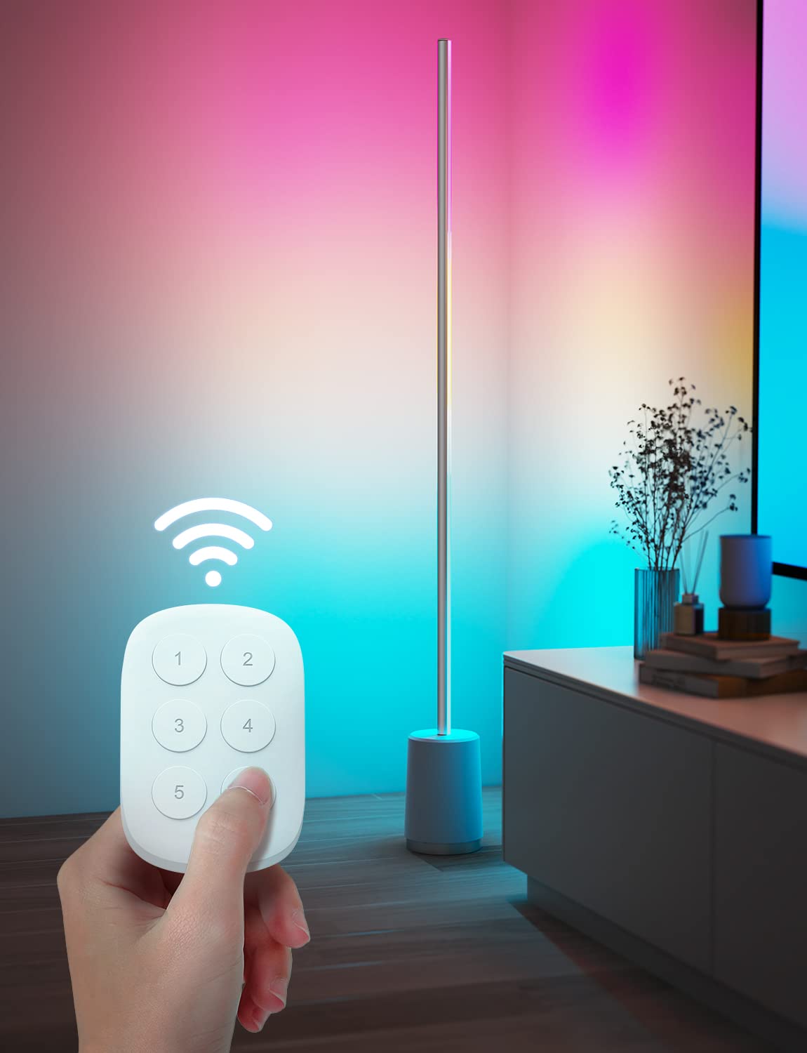 GoveeLife battery-powered sensor demonstrated as portable remote for quick actions