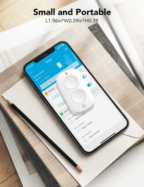 GoveeLife battery-powered wireless button offers flexible placement.