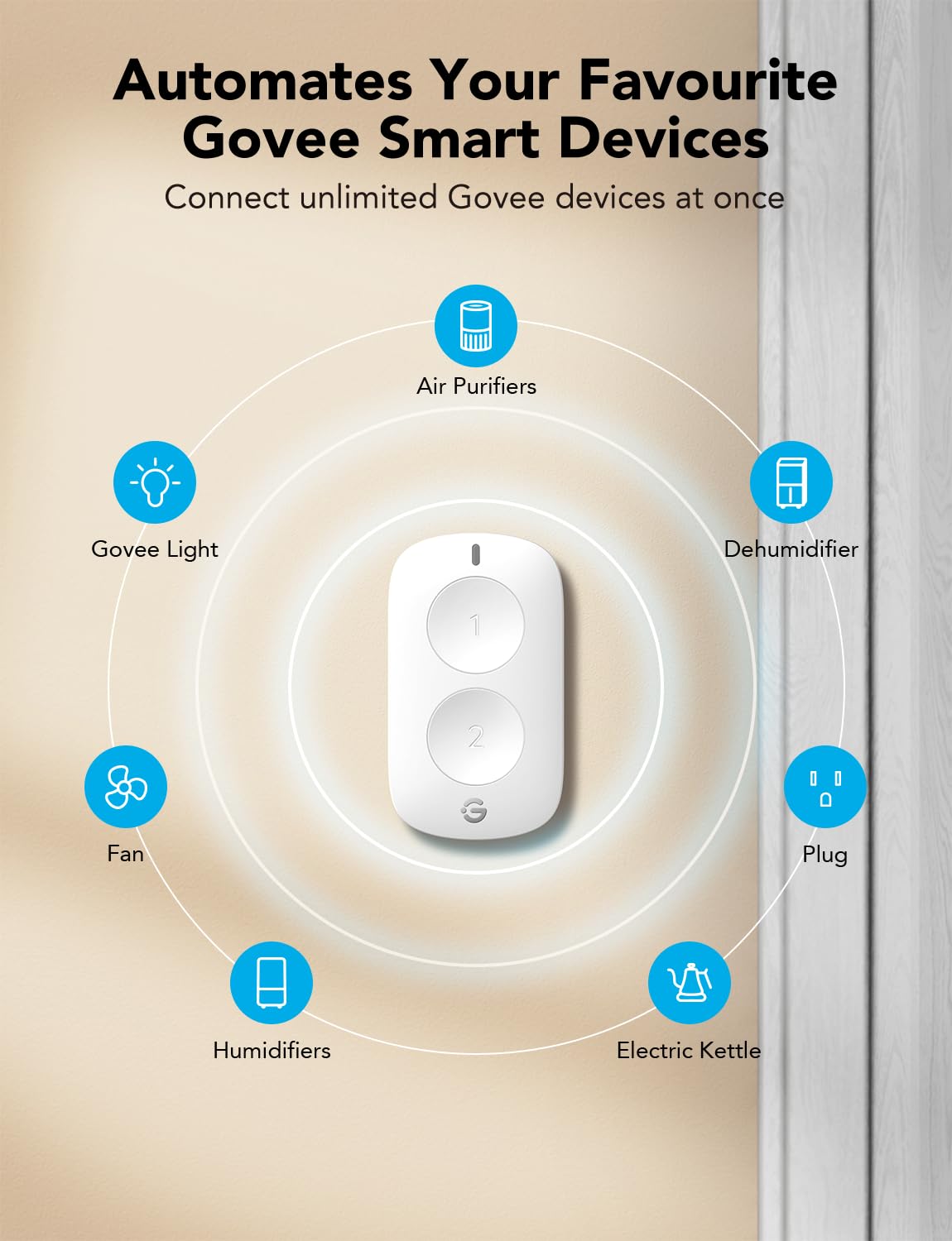 GoveeLife ecosystem supports up to fifty devices for extended automation.