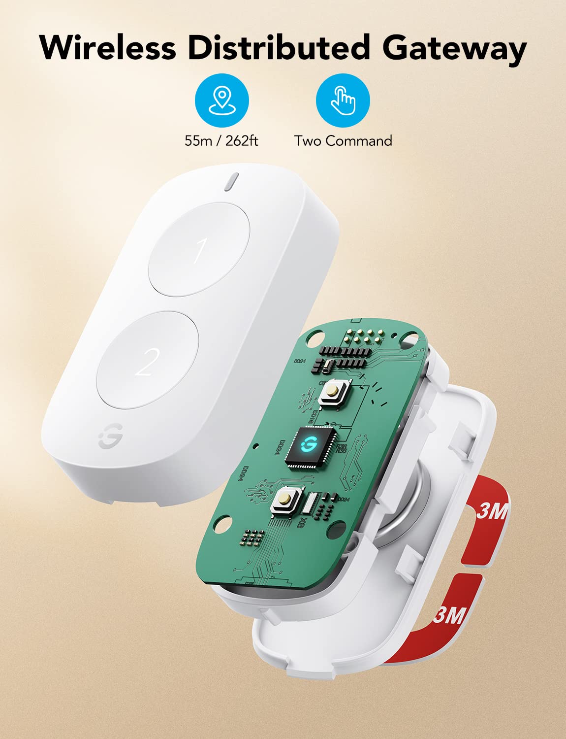GoveeLife smart home automation ideal for kitchen and living areas.