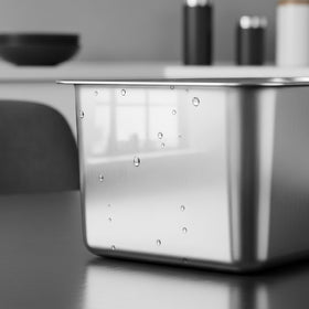 GOVNPJ versatile basin for vegetables, dishes, or pet water in tight spaces