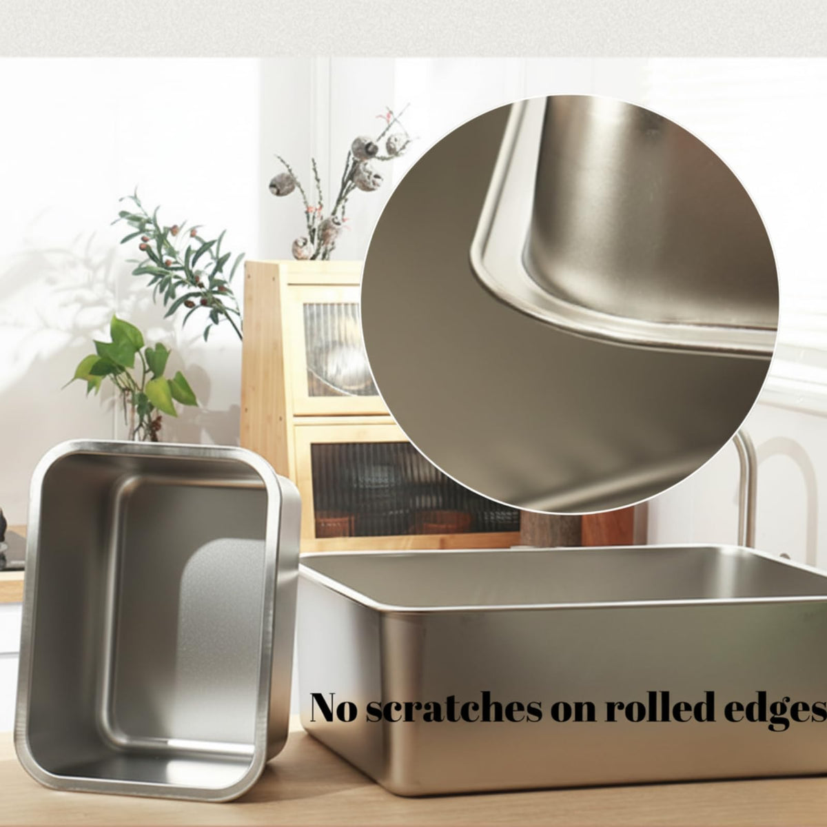GOVNPJ flat-base dish tub prevents wobble on sink or counter