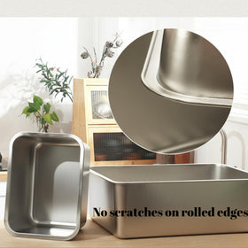 GOVNPJ flat-base dish tub prevents wobble on sink or counter