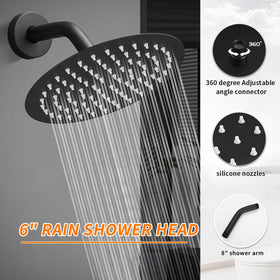 GOXIUHAN tub spout with diverter enables easy tub filling.
