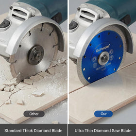 GoYonder 115mm outer diameter fits most tile saws and grinders.