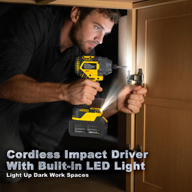 GoYwato LED work light illuminates dark workspaces for precise driving