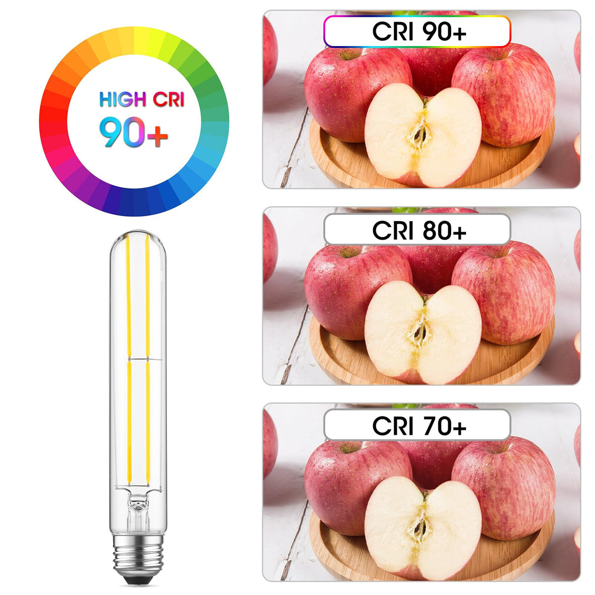 Gozelux 5000K daylight bulb for crisp, bright spaces