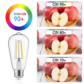 Gozelux E26-base bulb fits standard sockets for easy updates